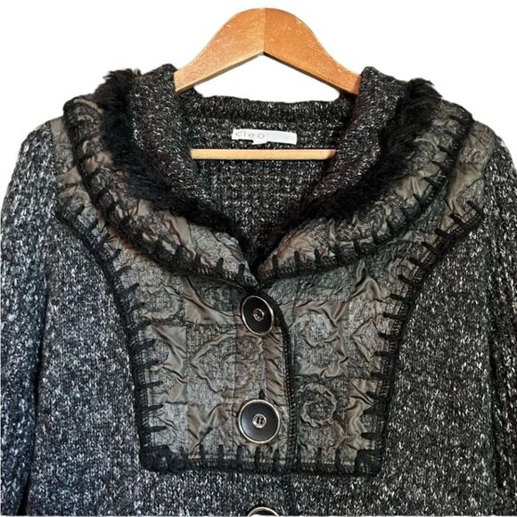 Cleo wool & mohair blend button up cardigan - Picture 2 of 11